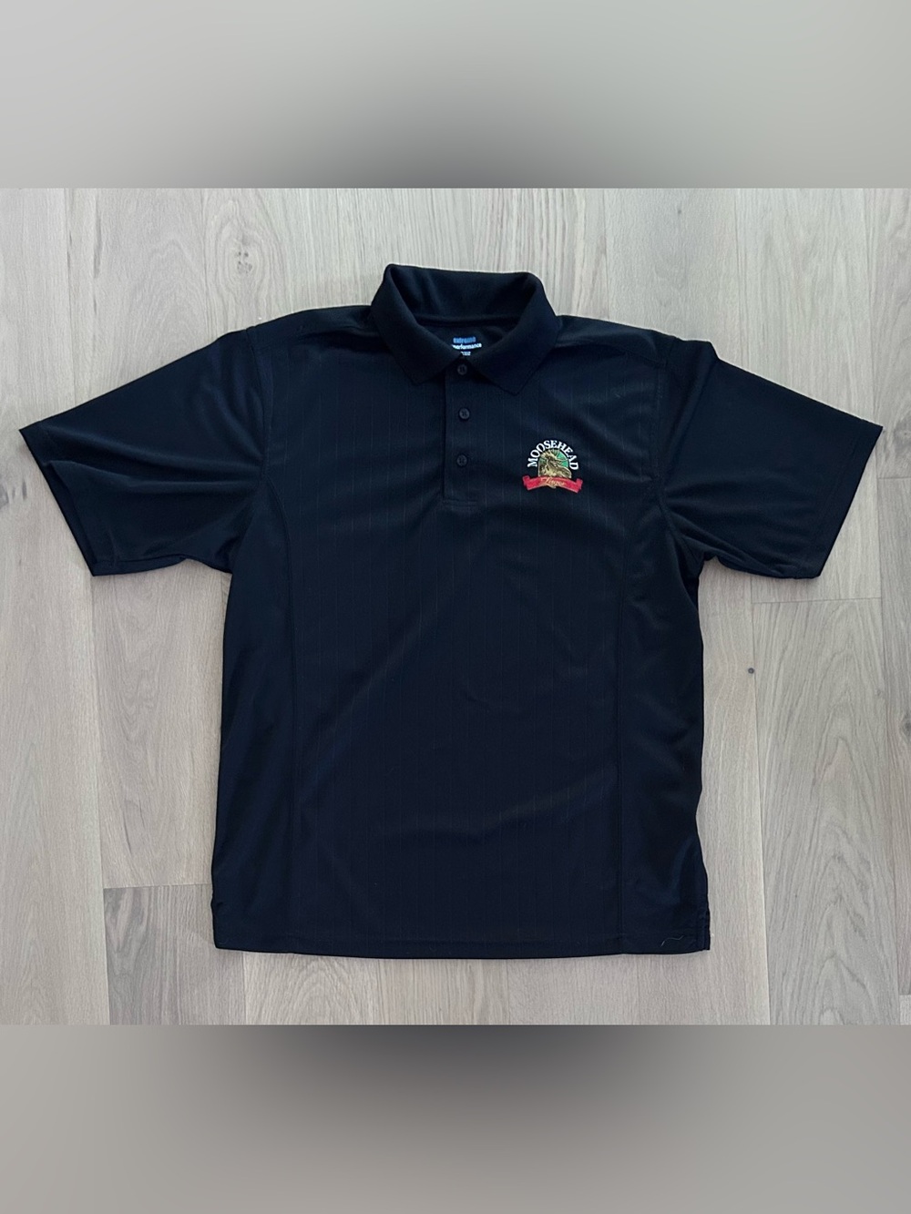 Moosehead Lager Beer Dri Fit Embroidered Polo Golf Shirt